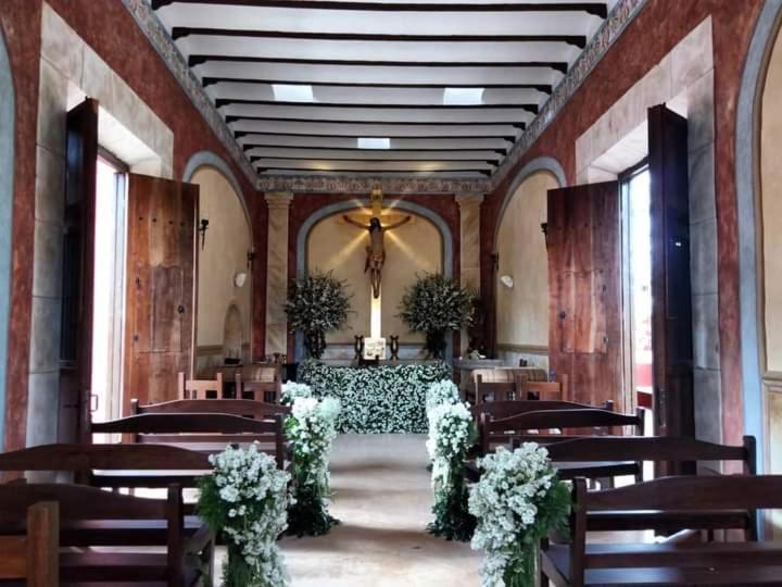Hacienda Santa Cruz Mérida Kültér fotó